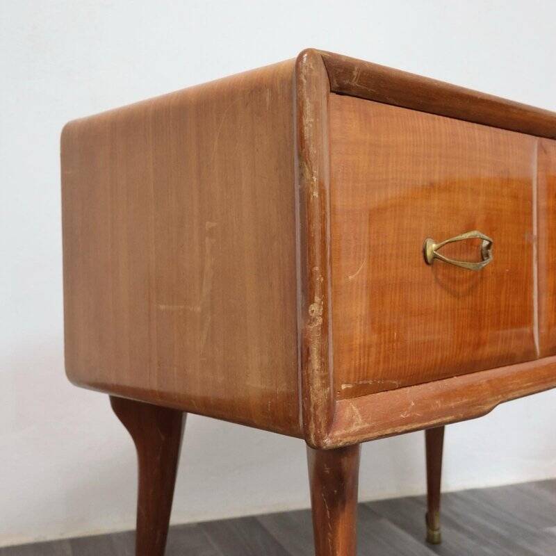 Mid-Century Modern Nightstands in the style of Gio Ponti, 1950s, Set of 2