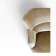 Beige vintage two-seater sofa/armchair