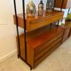 Ancienne étagère modulable  en teck et métal design scandinave des années 60 vintage