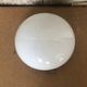 Old Ceiling Light Opaline Wall Lamp Round Opaline Glass Vintage #A712