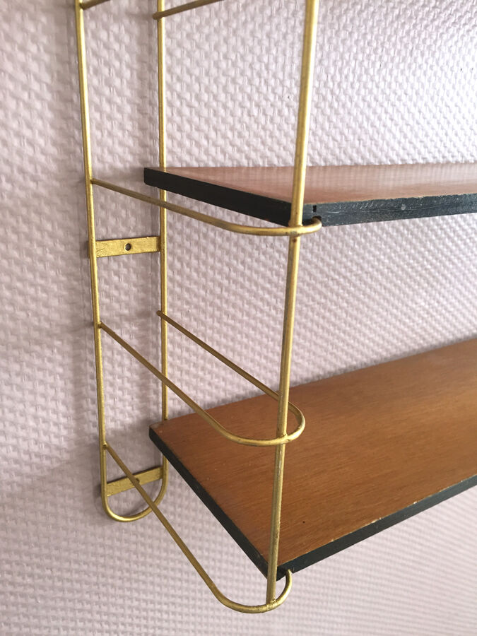 Étagère murale Tomado string vintage, 1960