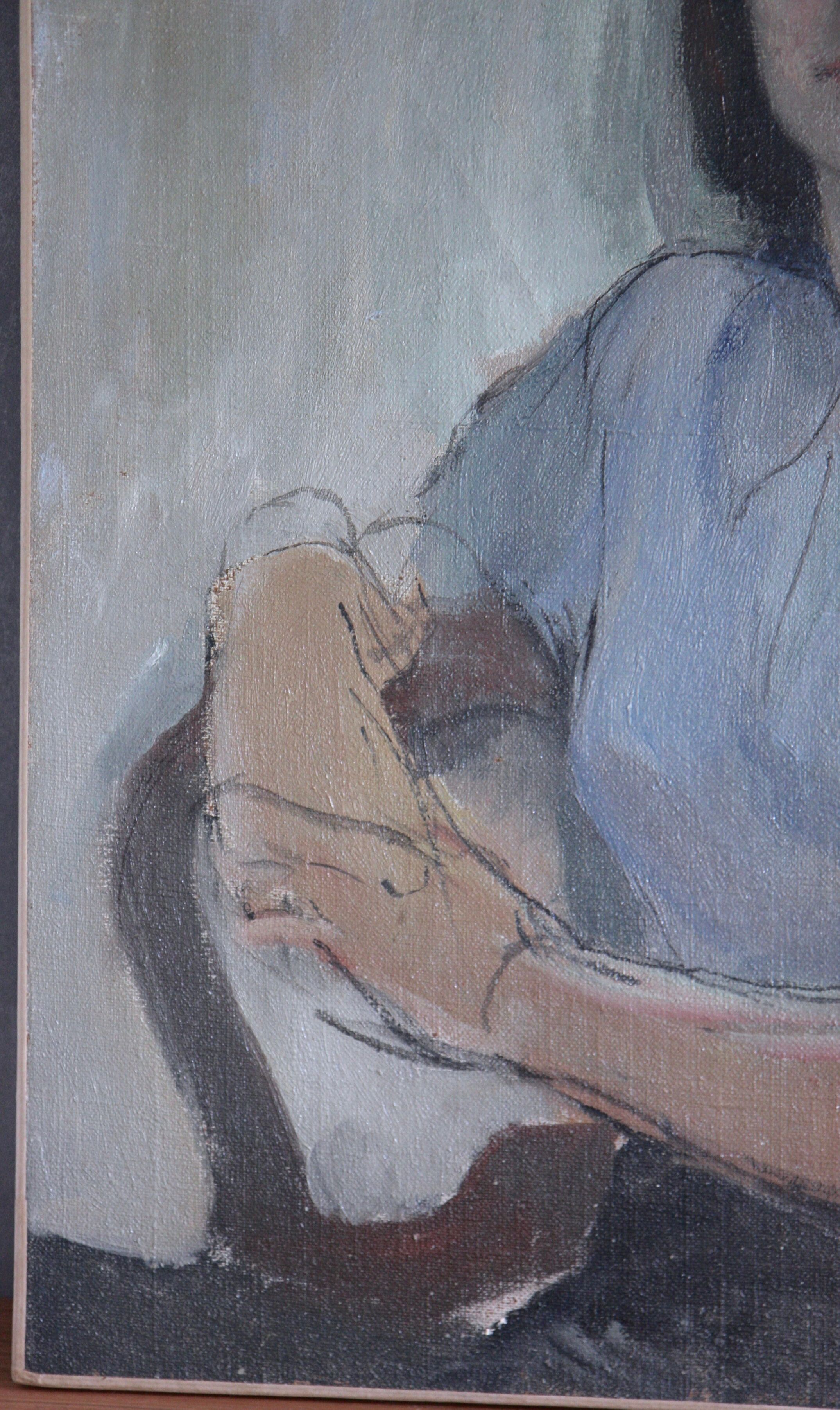 Portrait of a woman from the 60s