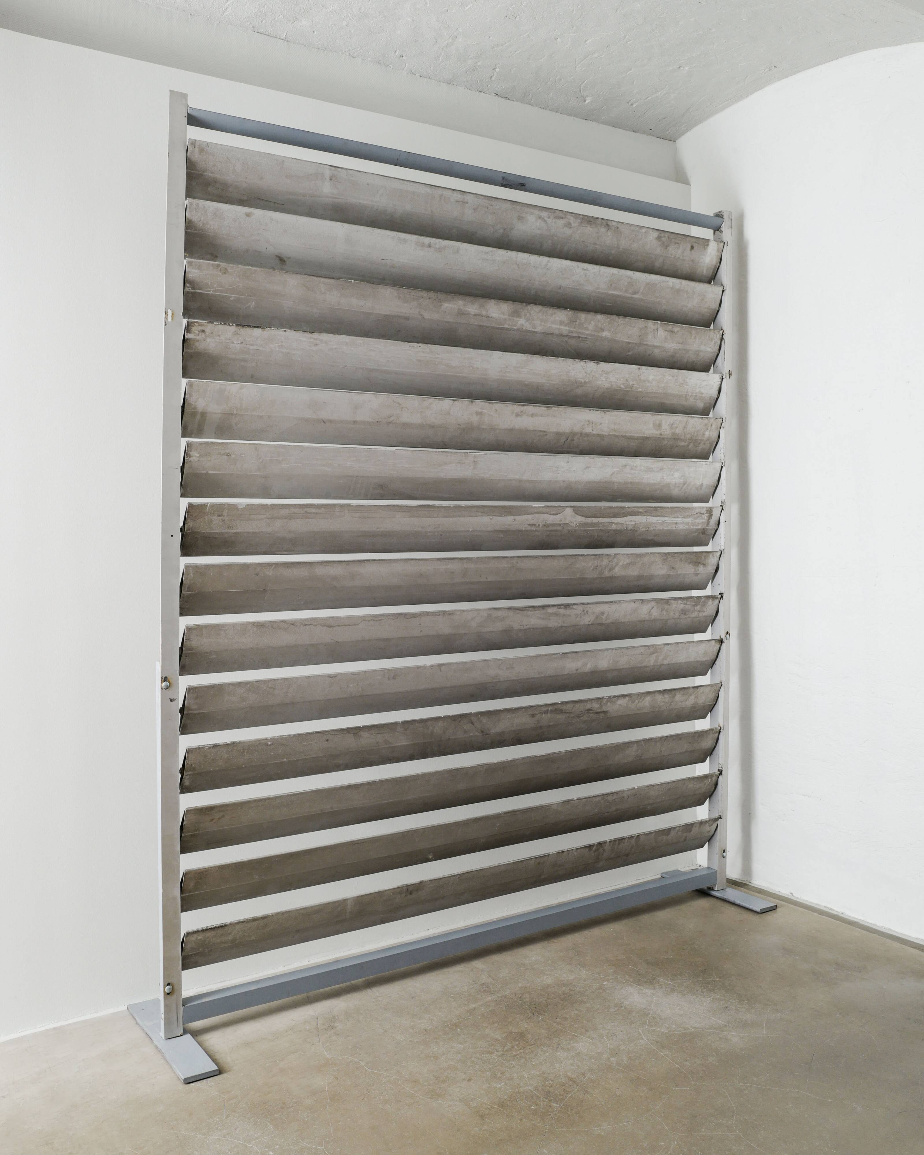 Large Jean Prouvé Brise de Soleil Aluminium Sun Shutter Panel, 1950s