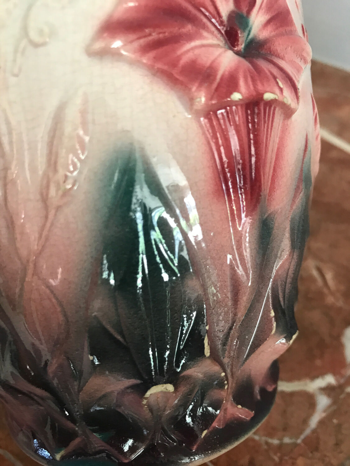 Pitcher in pink slip