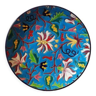 Longwy enamel plate