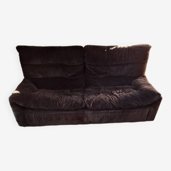 Velvet sofa Michel Ducaroy Ligne Roset