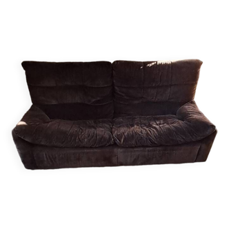 Velvet sofa Michel Ducaroy Ligne Roset