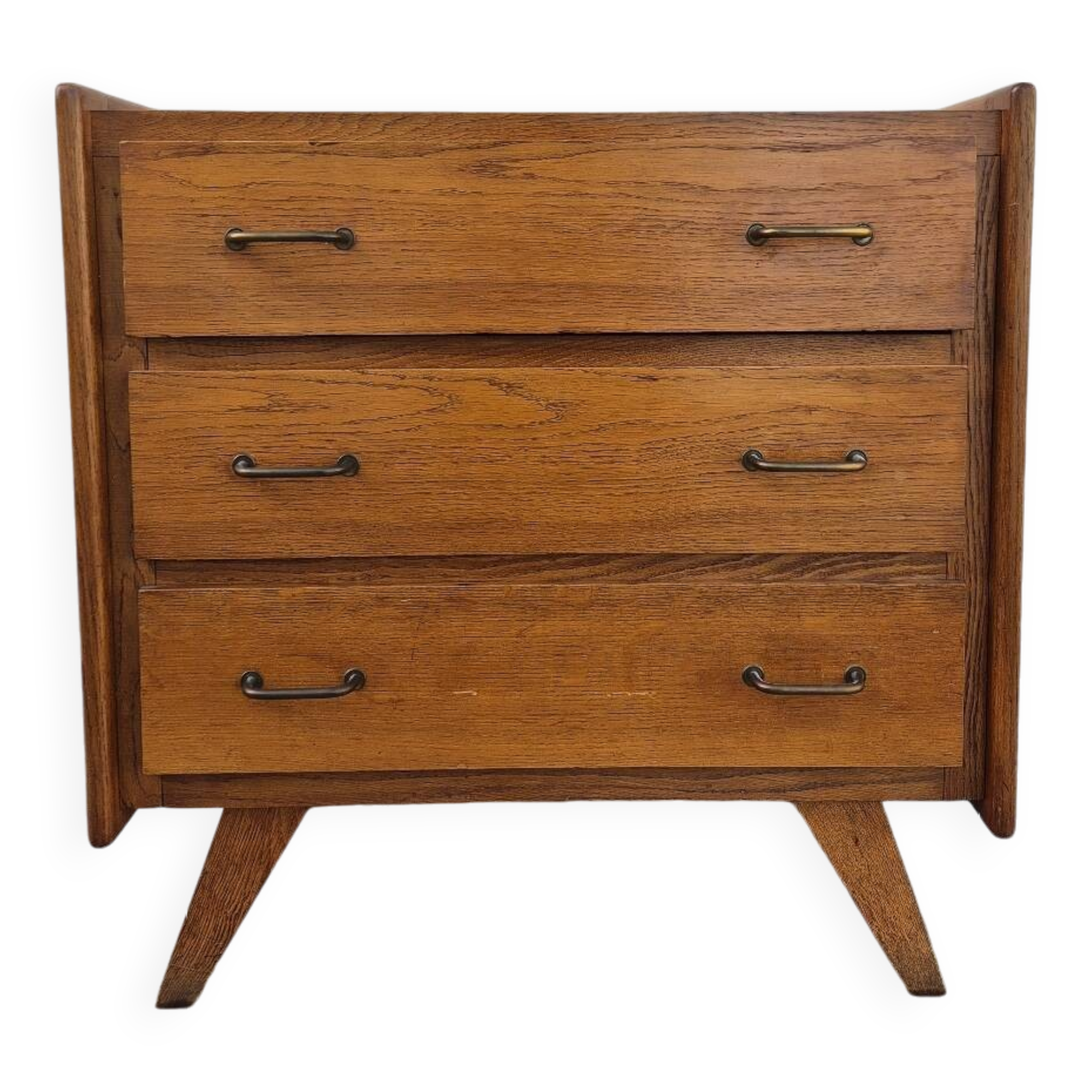 Commode vintage design pieds compas 1950s