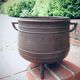 Cast-foot and cast-iron cauldron