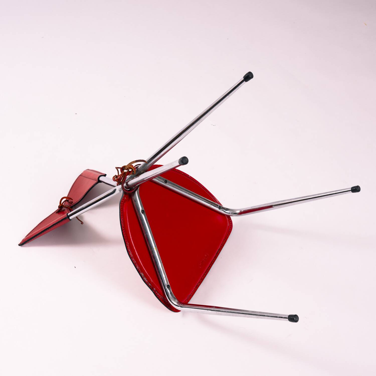 Fauteuils papillon en cuir Arrben, années 1980