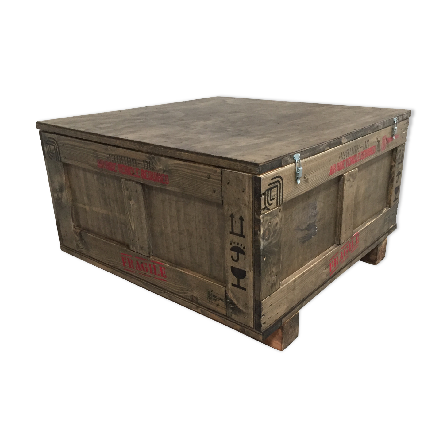 Coffee table industrial boot