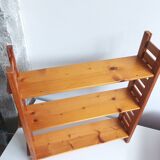 Vintage brutalist interlocking shelf