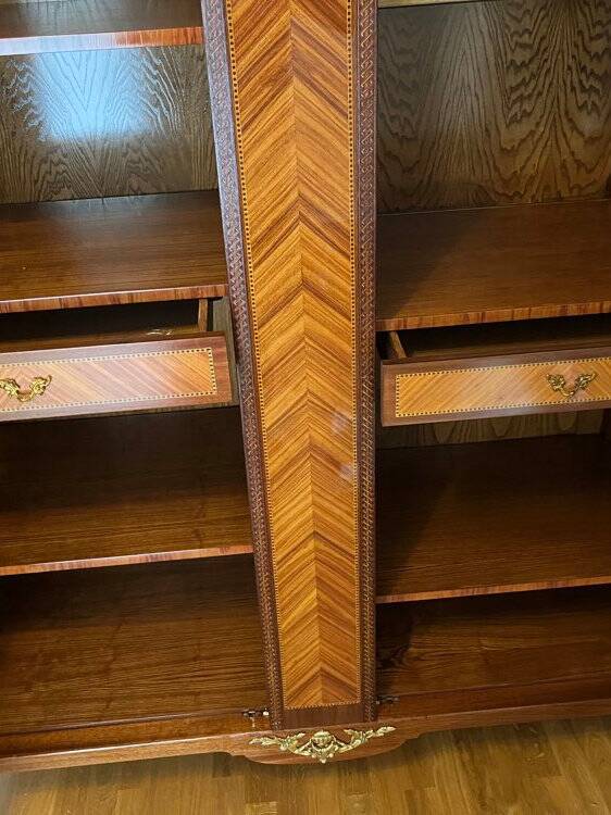 Rosewood marquetry cabinet