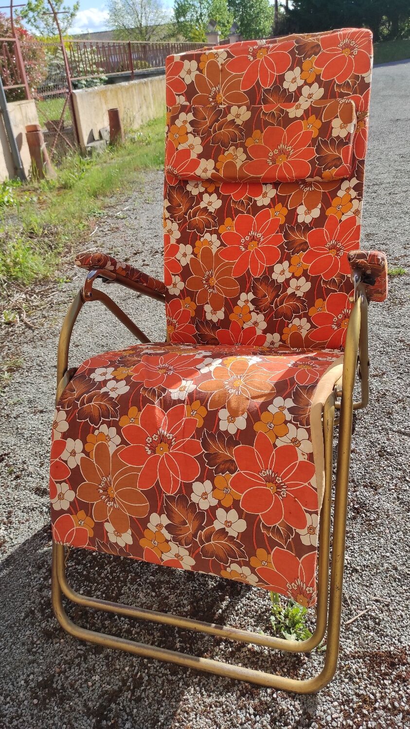 Lafuma Mobilier Transat 2 Retro Camping Stühle und Tische