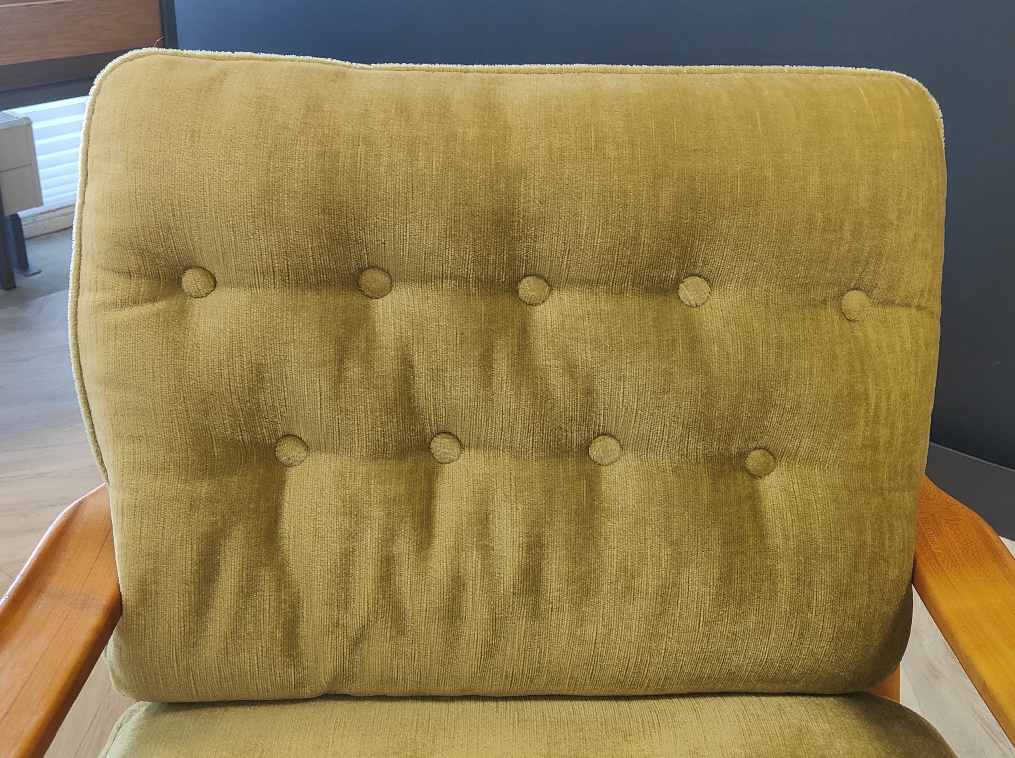 Two mid century armchairs