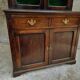 Antique china cabinet oak display cabinet English kitchen cabinet