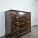 English mahogany secretary chest of drawers