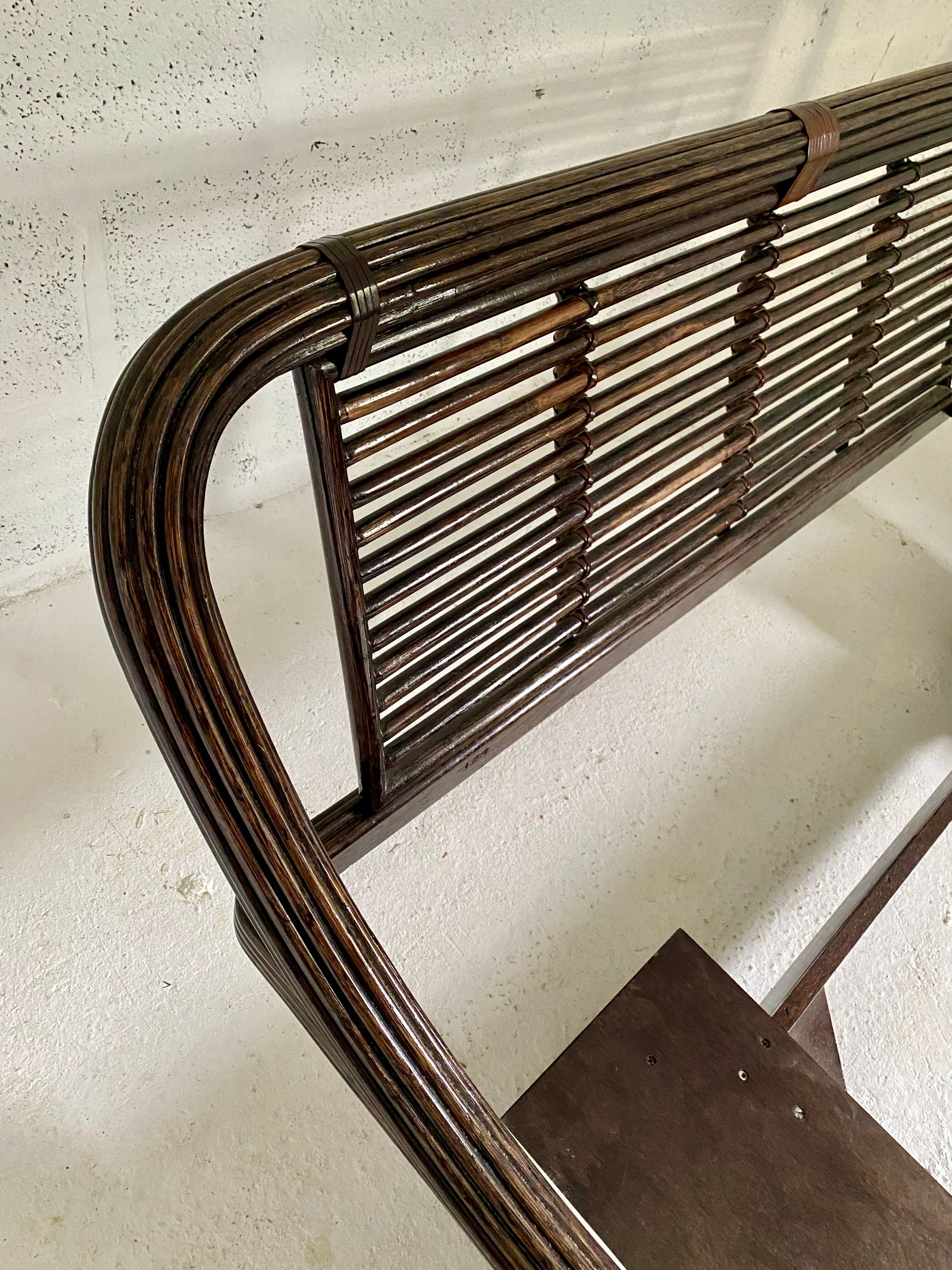 Vintage bamboo /rattan bed