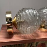 Pair of vintage globe wall lights
