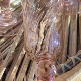 Champagne flutes rosaline d'arcoroc luminarc roses