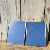 Duo of barber mirrors to pose