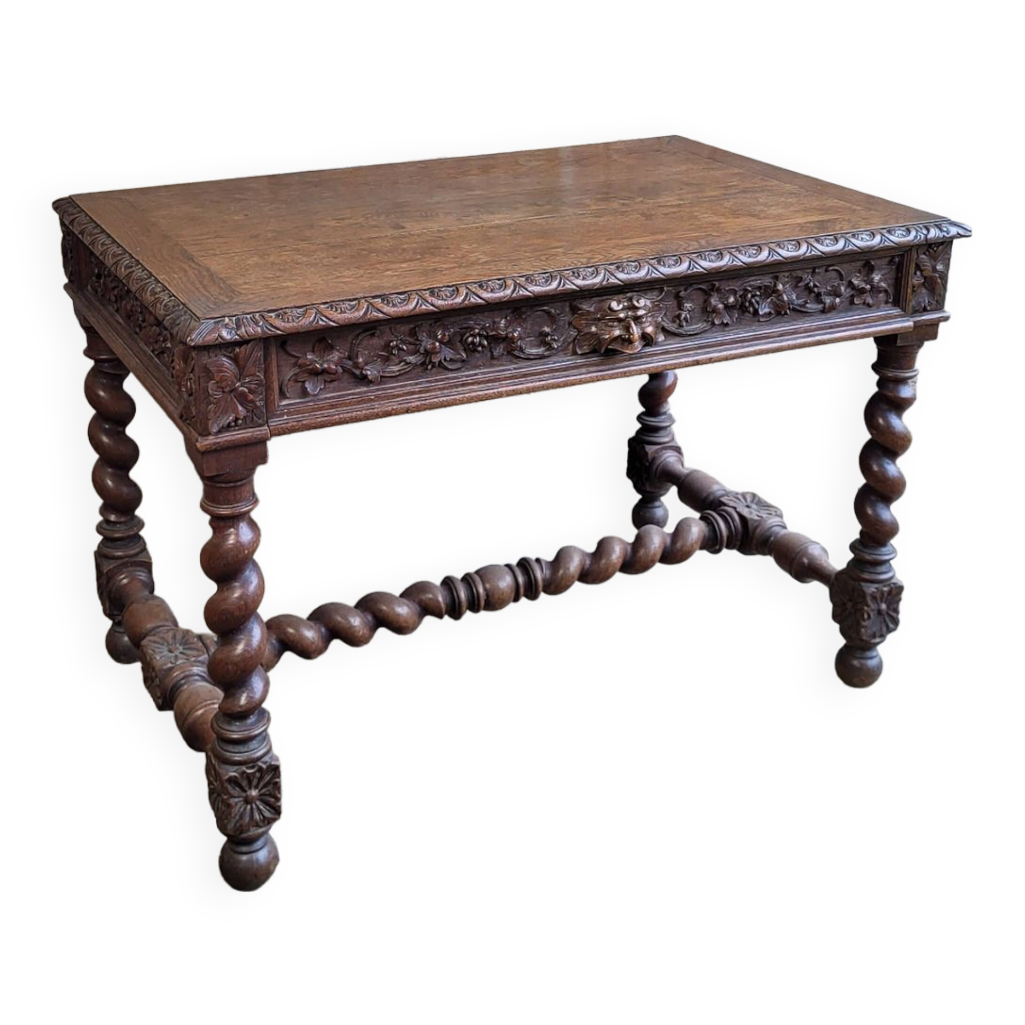 Louis xiii style writing desk table