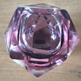 Large Sommerso diamond empty pocket Seguso 60s, 3.5 kilos