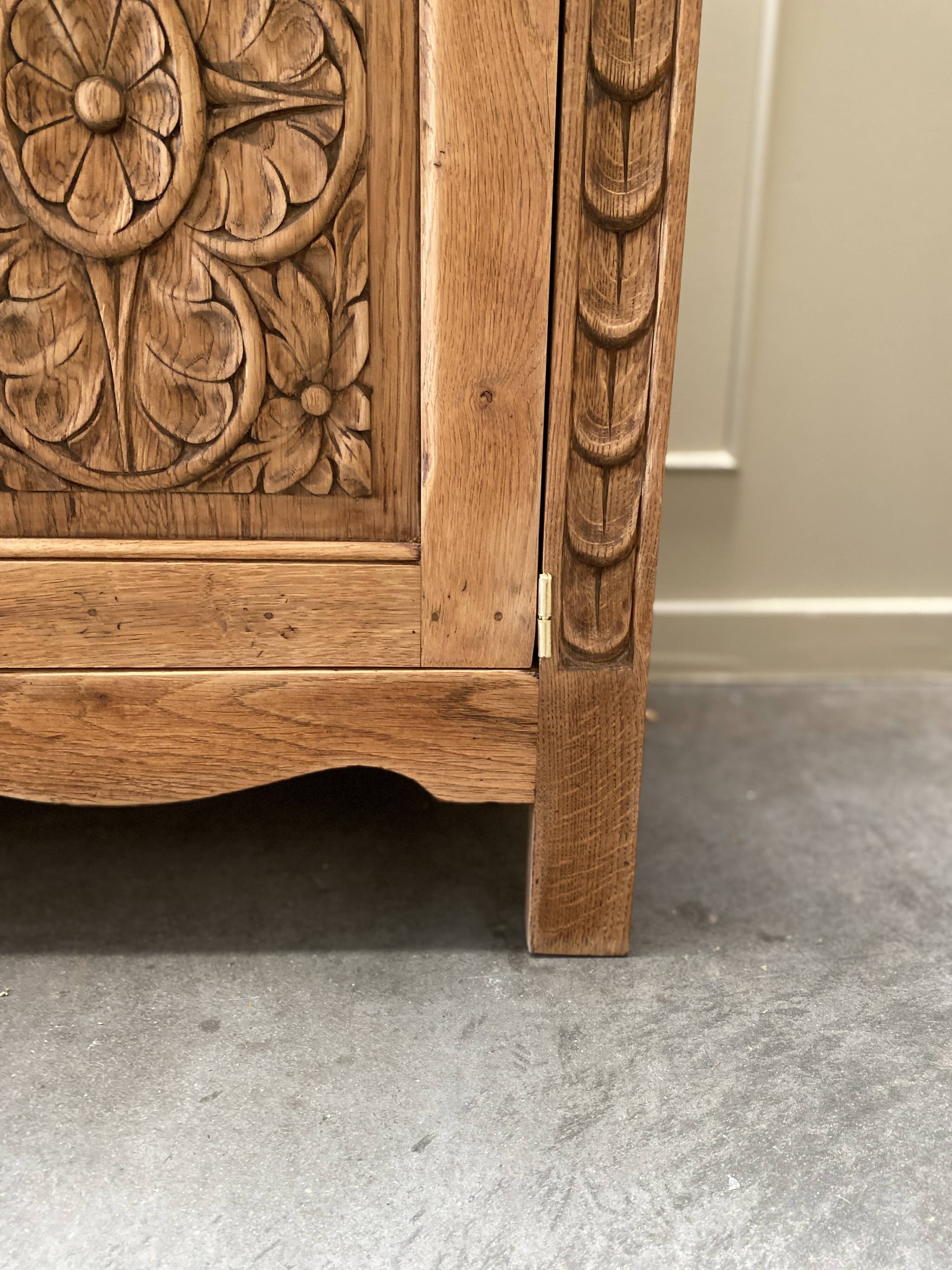 Ornate rustic sideboard