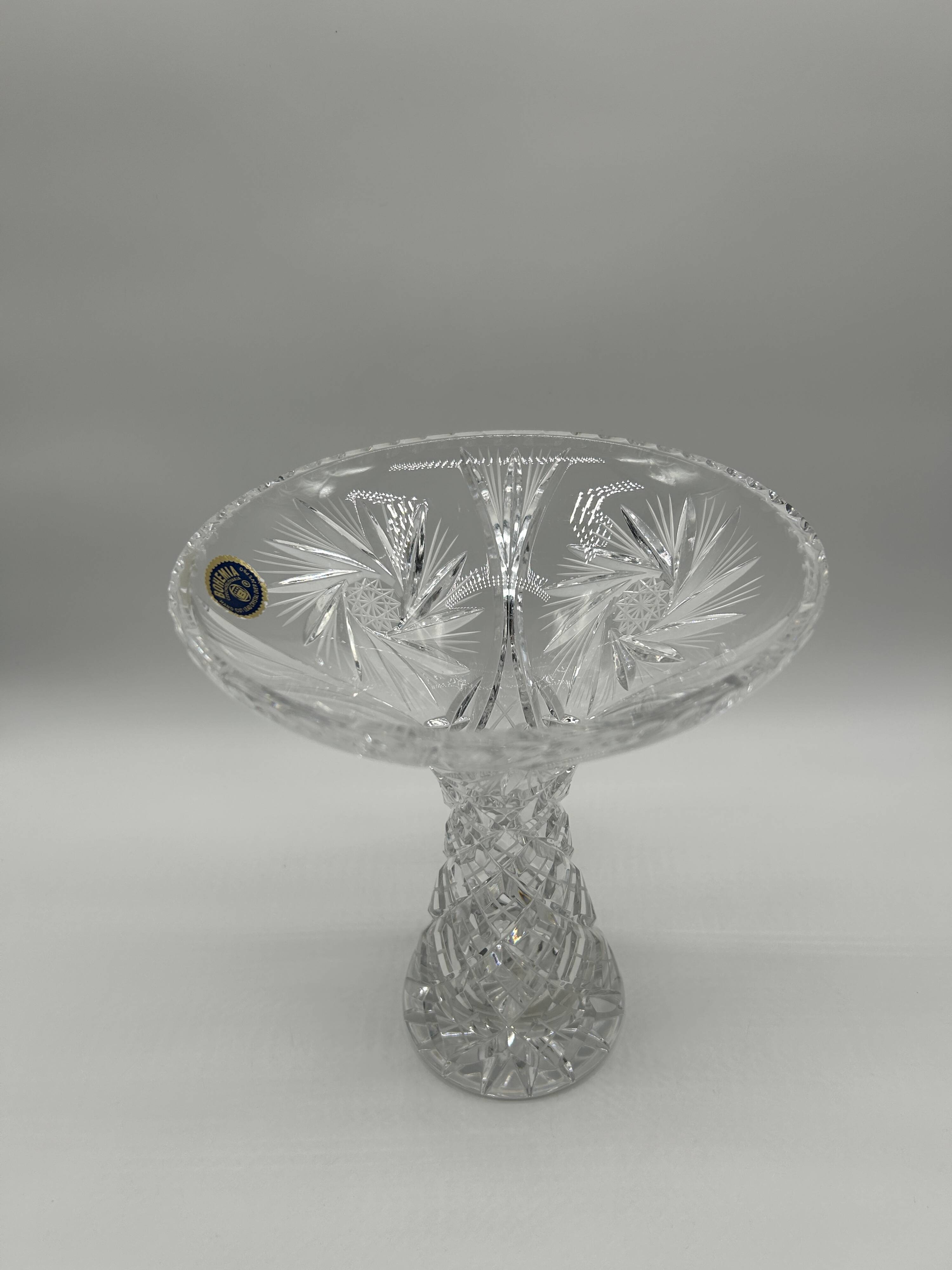 Vase en cristal du Bohême