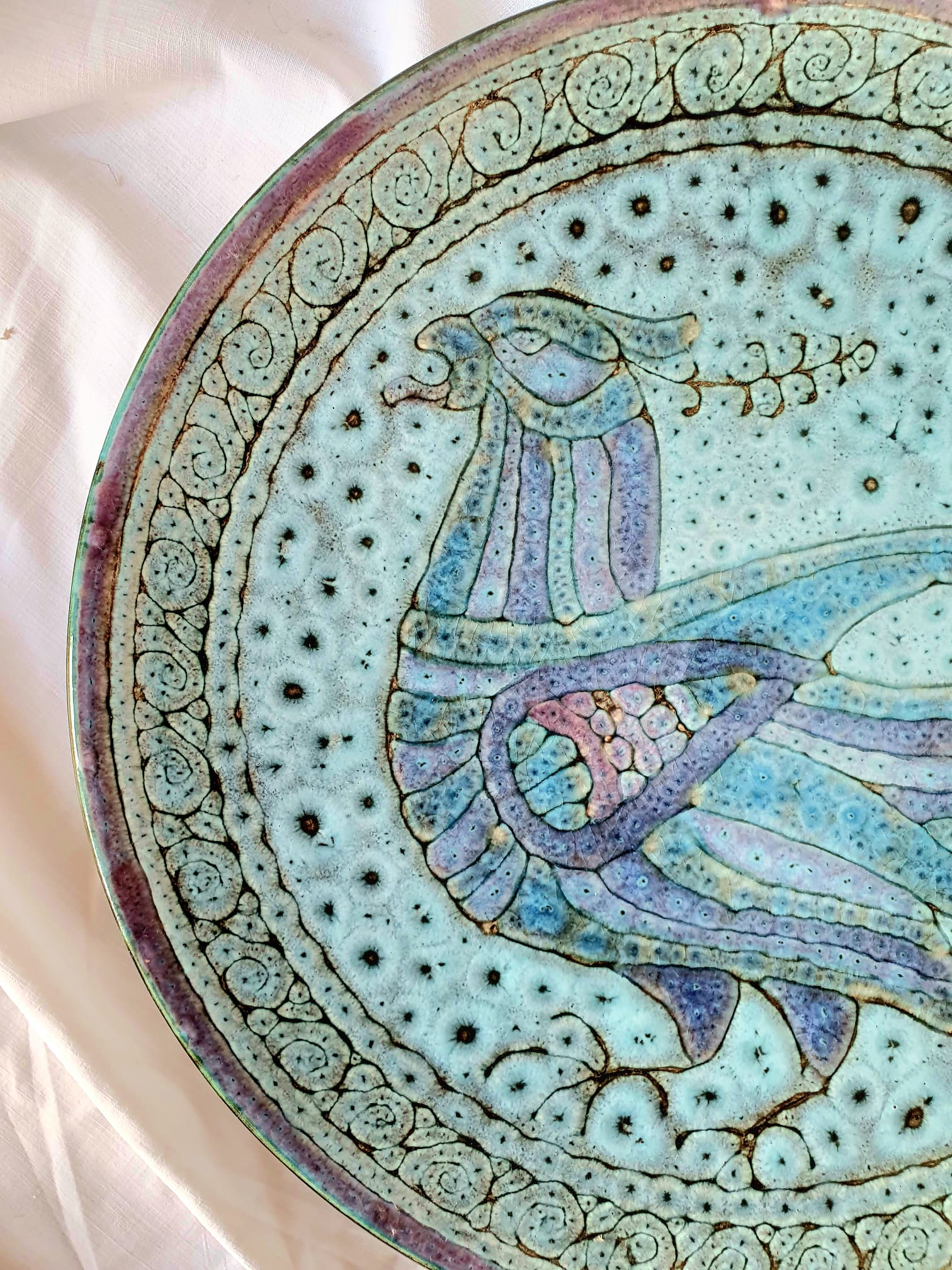 Decorative dish Danuta Le Henaff 1982