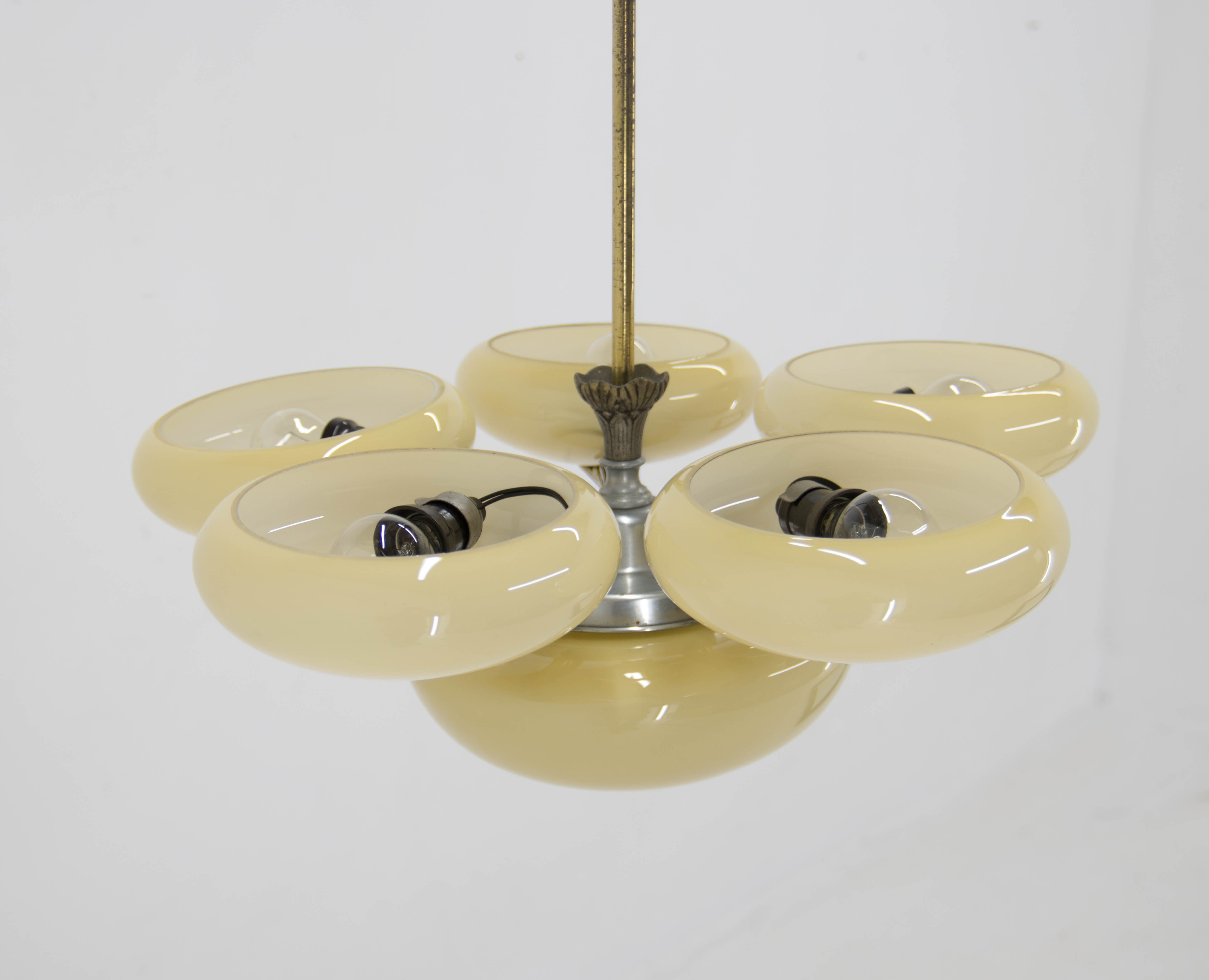 Art nouveau chandelier, 1930s