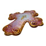 1990s Atelier P. Bonhomme Limoges Enamel Cross - Handcrafted