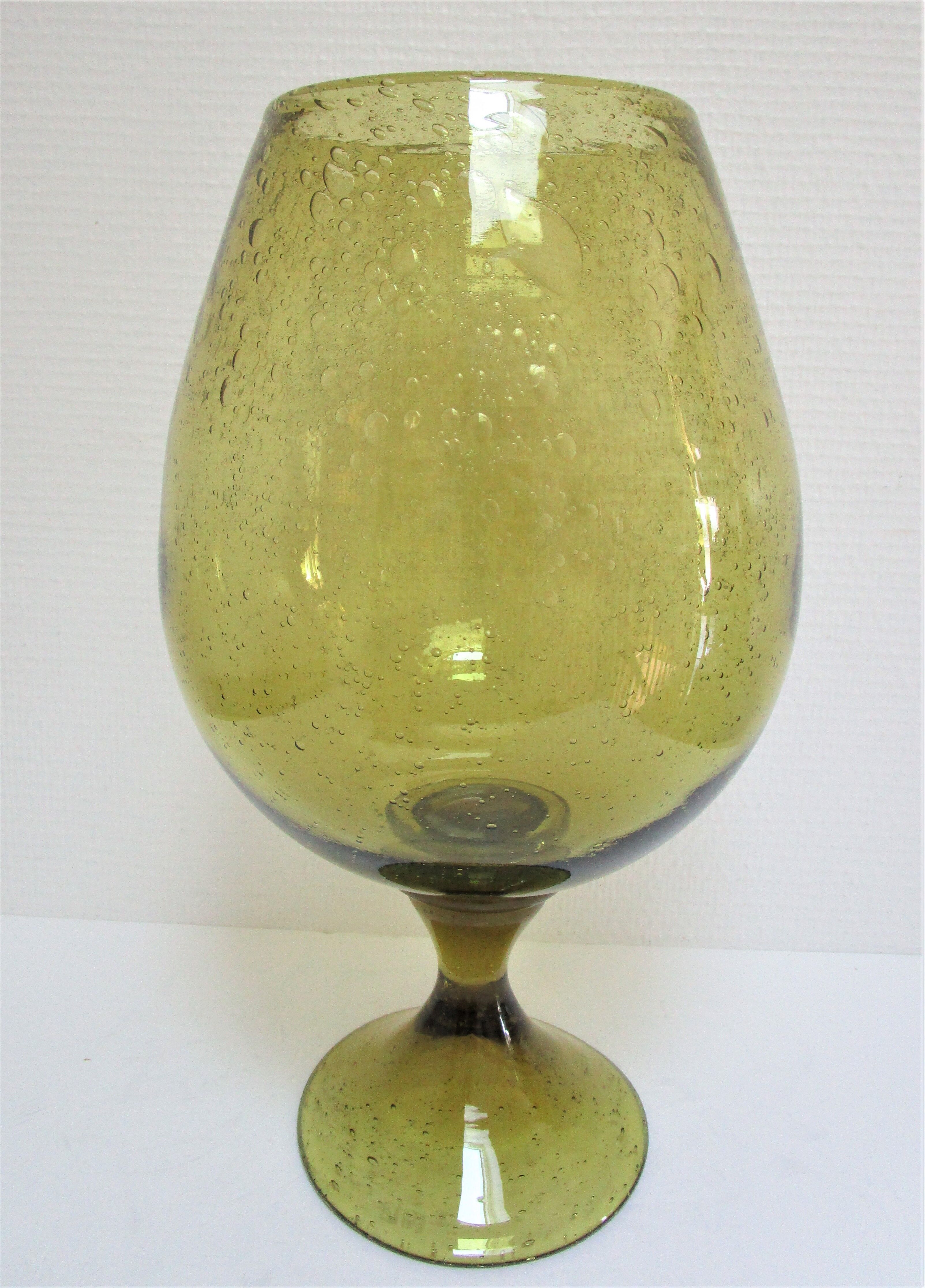 bubble glass vase Biot XL H 38 cm