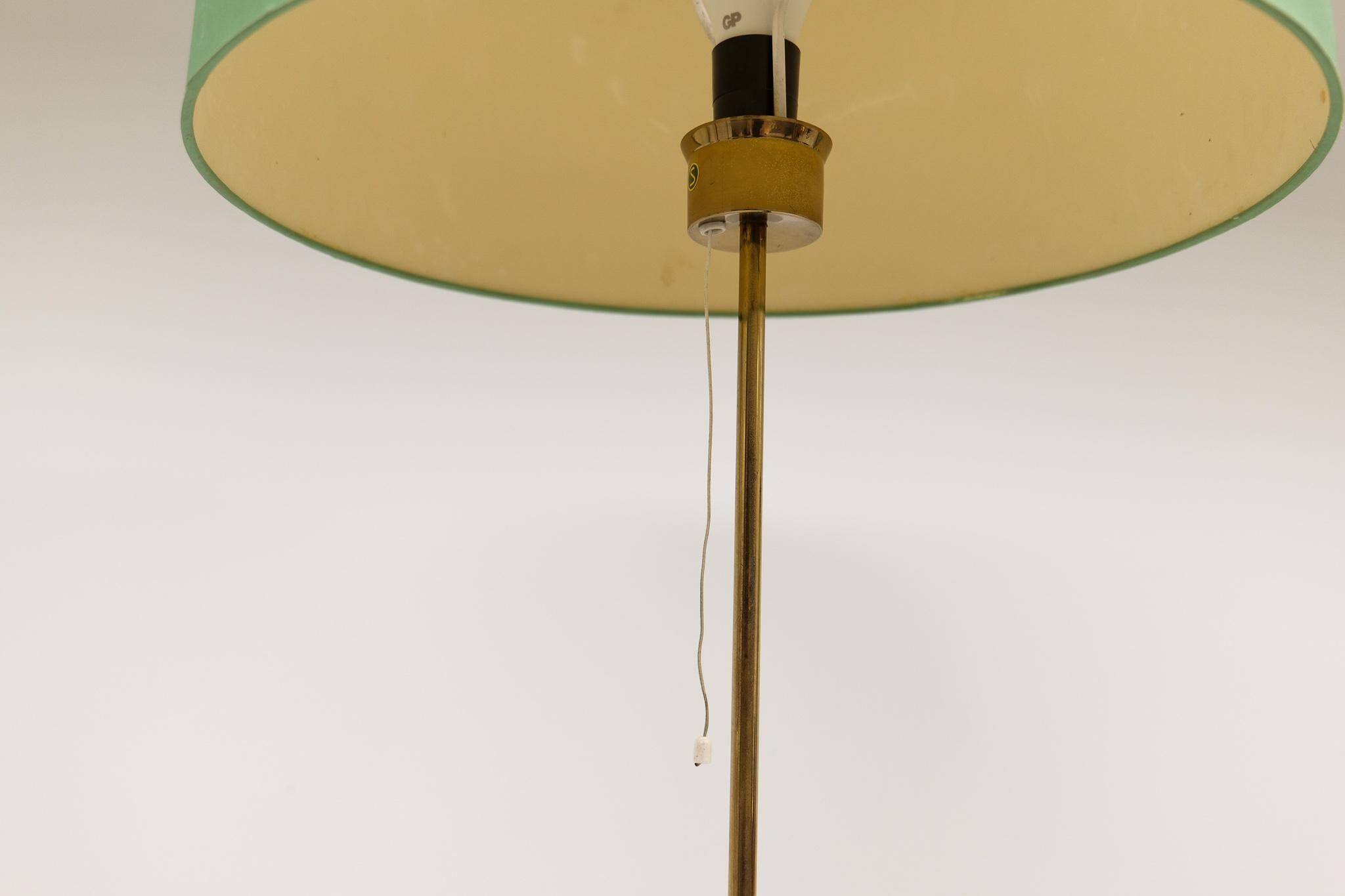 Mid-century brass floor lamp Bergboms G-024, Sweden, 1960s