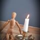 Brass candlestick