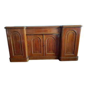 Victorian mahogany enfilade