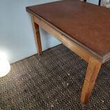 Old farmhouse table from the 50s with 1 drawer.