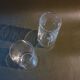 Lot de 2 verres avec épée gravée