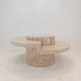 Magnussen Ponte Mactan Stone or Fossil Stone Coffee Table, 1980s