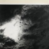 Rosine nusimovici, untitled (cloud ii), c 1980. black and white silver print