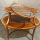 Old-fashioned tea table, 1920 in marquetry