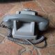 Grey, dialed, 80s Vintage phone