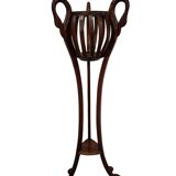 Elegante Porta Vaso Vintage in Ciliegio