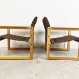 Pair of Diana armchairs designed by Karin Mobring for Ikea, 1980s