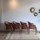4 'Faux Bamboo' Dining Chairs Italian Giorgetti