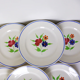 Set of 6 vintage Badonviller porcelain dessert plates