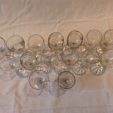 15 mismatched old glasses