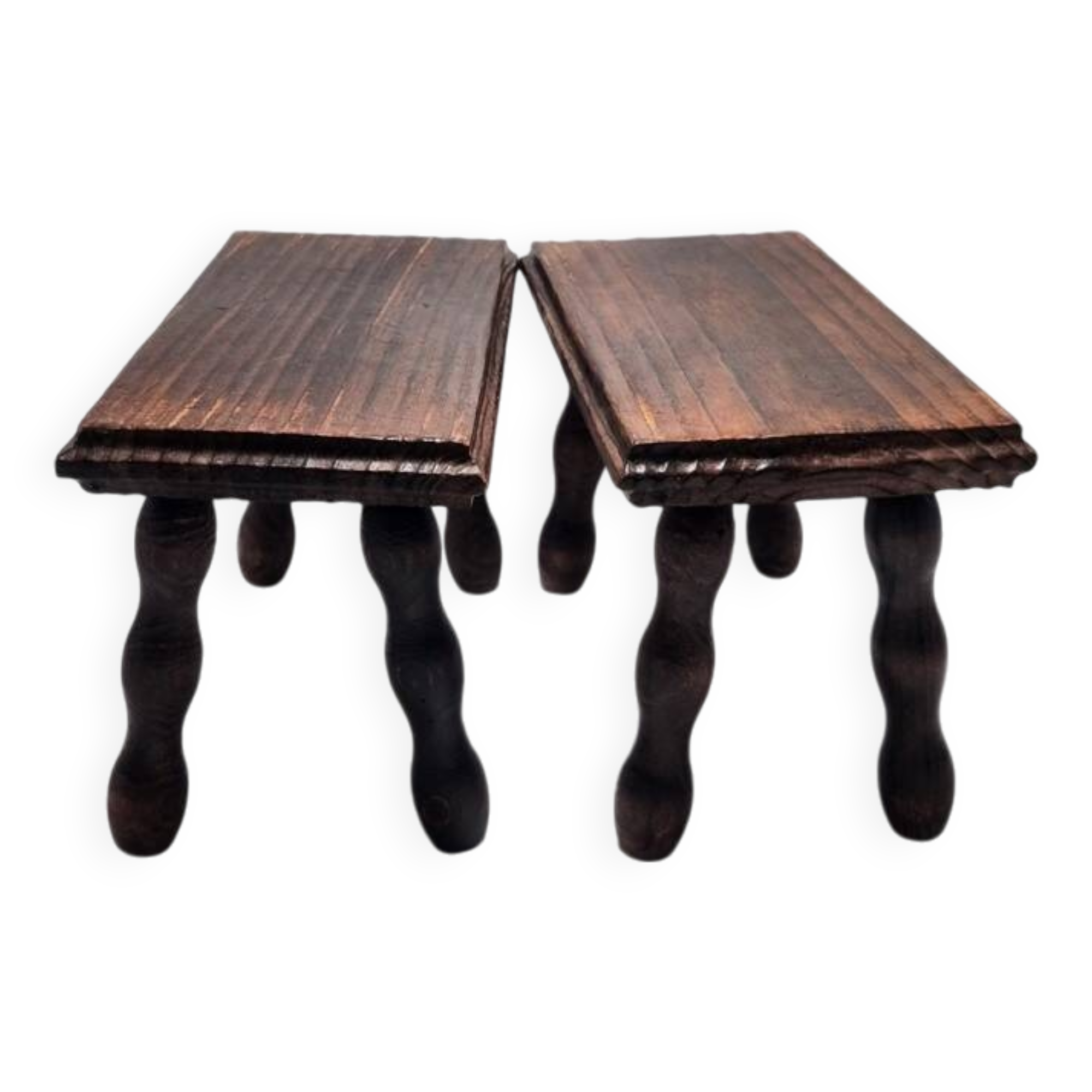 Pair of footrest stools
