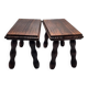 Pair of footrest stools