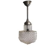 Suspension en verre du milieu du siècle années 1960